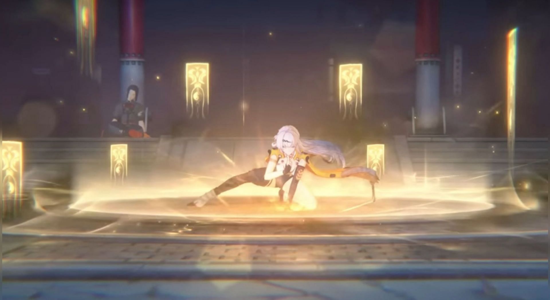 Yixuan performs the ritual (Image via HoYoverse)
